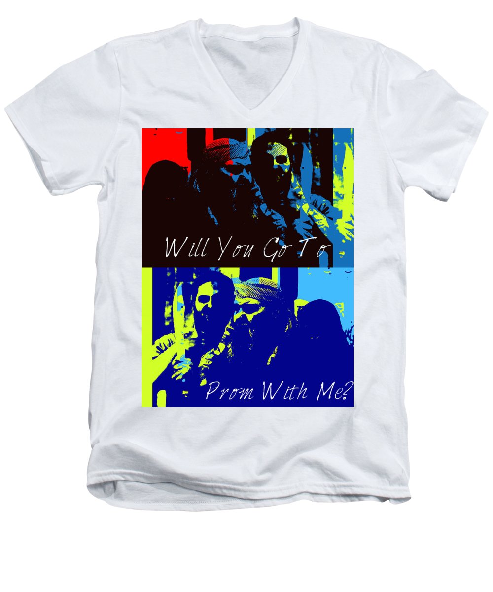 Will You Go To Prom With Me? - Men's V-Neck T-Shirt