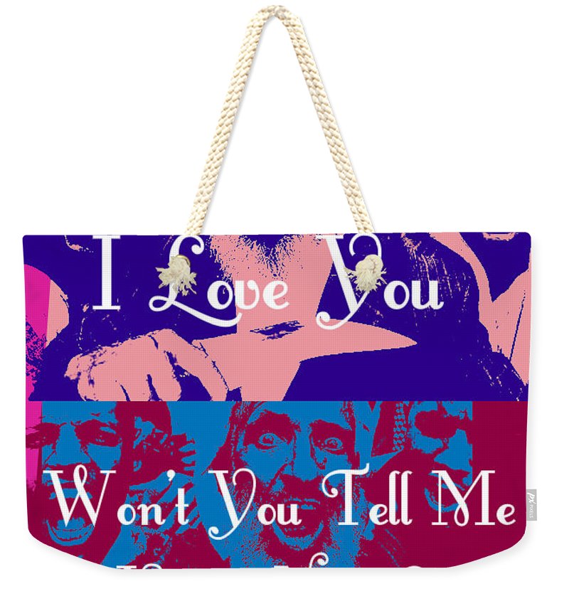 Won't You Tell Me Your Name? - Weekender Tote Bag